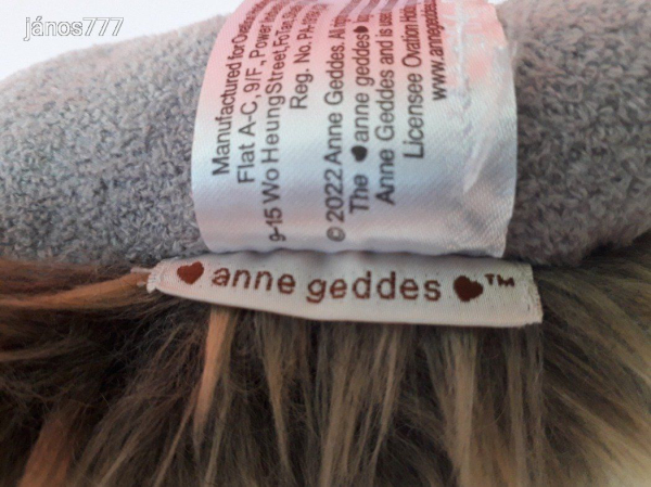 Eredeti ANNE GEDDES baba Sün baba 25 cm-es süni kabala figura !! EXTRA !!
