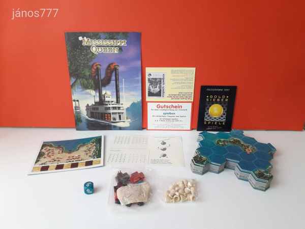 Eredeti Mississippi Queen társasjáték !! 1997-es kiadás !!