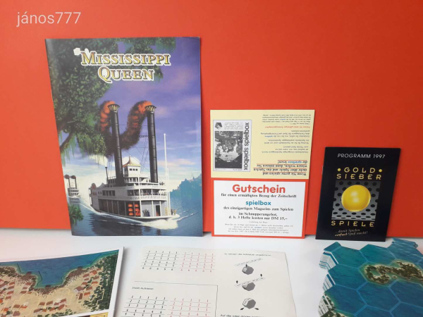 Eredeti Mississippi Queen társasjáték !! 1997-es kiadás !!