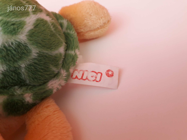 Eredeti NICI TEKNŐS plüss kabala figura teknősbéka 14 cm-es Nici Sweethearts TEKI ! EXTRA