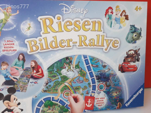 Eredeti Ravensburger Disney Riesen Bilder-Rallye Óriás Képrally társasjáték !!
