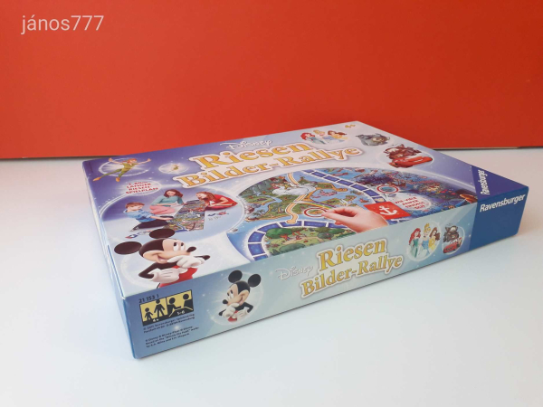 Eredeti Ravensburger Disney Riesen Bilder-Rallye Óriás Képrally társasjáték !!