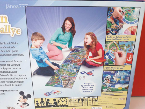 Eredeti Ravensburger Disney Riesen Bilder-Rallye Óriás Képrally társasjáték !!