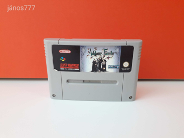 Eredeti Super Nintendo The Addams Family konzol játék ! SNES