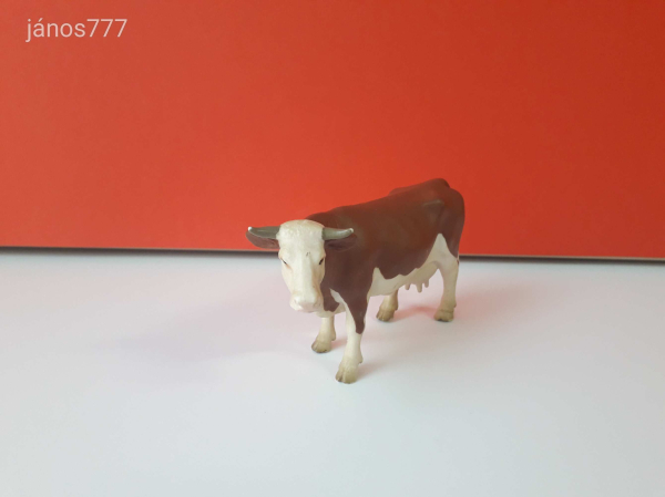 Eredeti Schleich tehén szarvasmarha állatfigura ! 17x7cm ! 1999-es kiadás !! Schleich 13134