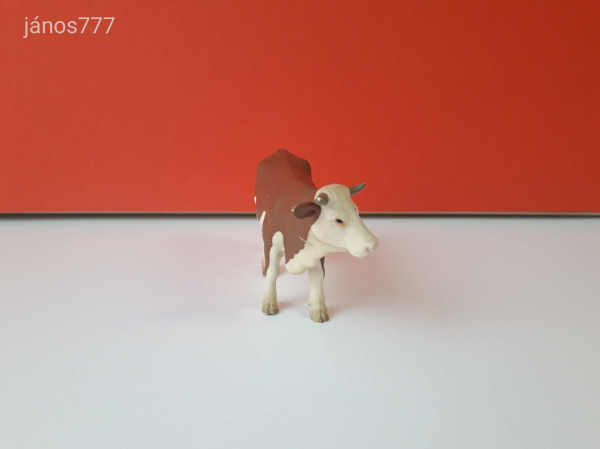 Eredeti Schleich tehén szarvasmarha állatfigura ! 17x7cm ! 1999-es kiadás !! Schleich 13134