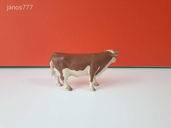 Eredeti Schleich tehén szarvasmarha állatfigura ! 17x7cm ! 1999-es kiadás !! Schleich 13134