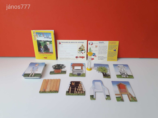 Eredeti HABA 1, 2, 3... ich komme!  1, 2, 3... jövök! társasjáték !! HABA 4307