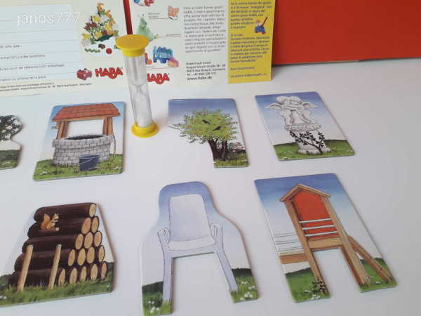 Eredeti HABA 1, 2, 3... ich komme!  1, 2, 3... jövök! társasjáték !! HABA 4307