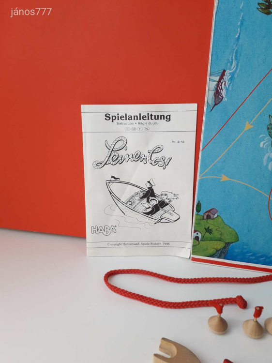Eredeti HABA Leinen los! társasjáték !! HABA 4154