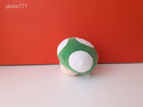 Eredeti Nintendo SUPER MARIO GOMBA 1-UP plüssfigura 19 cm-es plüss kabala figura !!!