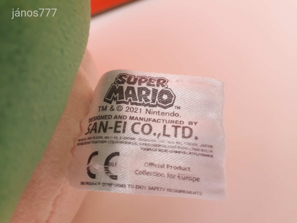 Eredeti Nintendo SUPER MARIO GOMBA 1-UP plüssfigura 19 cm-es plüss kabala figura !!!