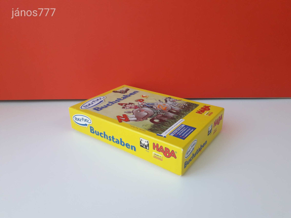 Eredeti HABA Ratz Fatz Buchstaben Betűk társasjáték !! HABA 4536