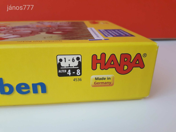 Eredeti HABA Ratz Fatz Buchstaben Betűk társasjáték !! HABA 4536
