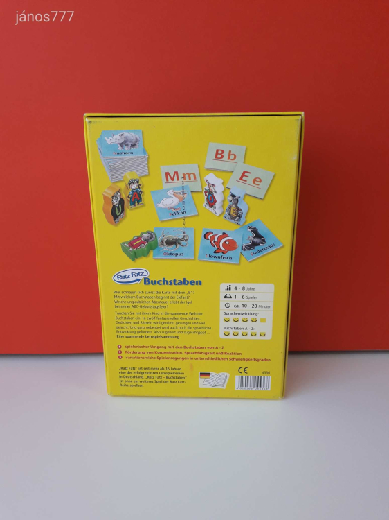 Eredeti HABA Ratz Fatz Buchstaben Betűk társasjáték !! HABA 4536