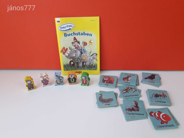 Eredeti HABA Ratz Fatz Buchstaben Betűk társasjáték !! HABA 4536