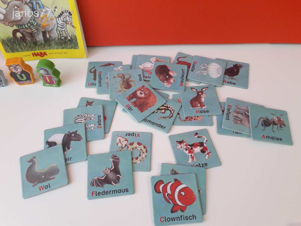 Eredeti HABA Ratz Fatz Buchstaben Betűk társasjáték !! HABA 4536