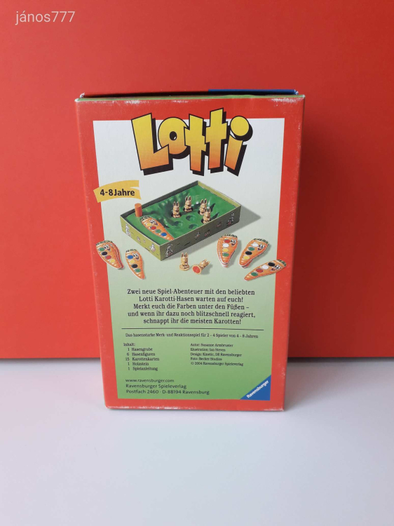 Eredeti Ravensburger Lotti Karotti társasjáték !! 2004-es kiadás !!