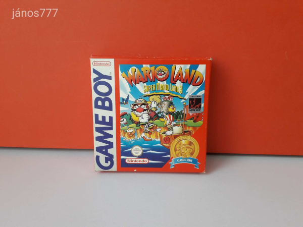 Eredeti Nintendo Game Boy Wario Land Super Mario Land 3 konzol játék !! GameBoy