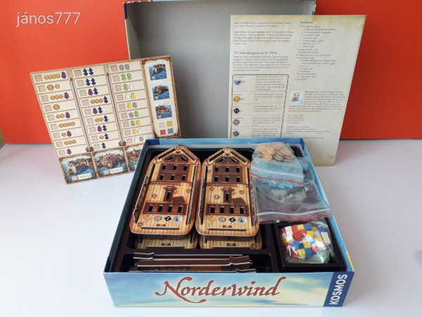 Eredeti Kosmos Norderwind Északi szél társasjáték !!