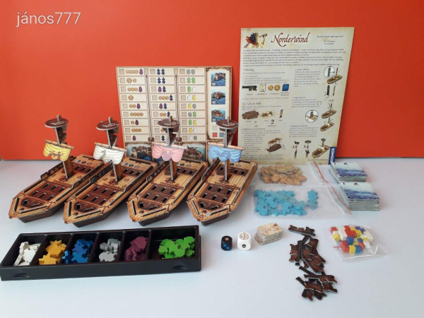Eredeti Kosmos Norderwind Északi szél társasjáték !!