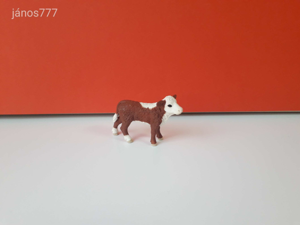 Eredeti Schleich szarvasmarha borjú állatfigura ! 7,5x5cm ! 2017-es kiadás !! Schleich 13868
