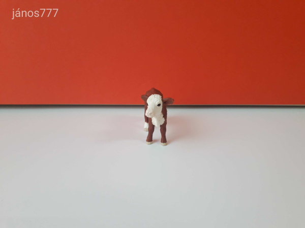 Eredeti Schleich szarvasmarha borjú állatfigura ! 7,5x5cm ! 2017-es kiadás !! Schleich 13868