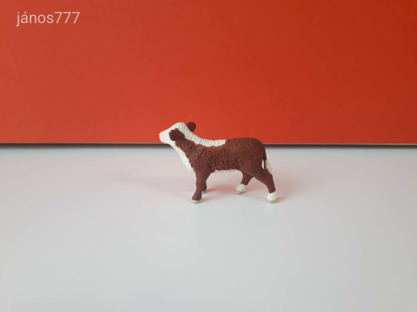 Eredeti Schleich szarvasmarha borjú állatfigura ! 7,5x5cm ! 2017-es kiadás !! Schleich 13868
