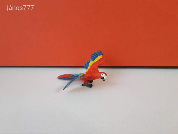 Eredeti Schleich Ara papagáj madár állatfigura !! 9x8,5cm ! 2014-es kiadás ! Schleich 14737