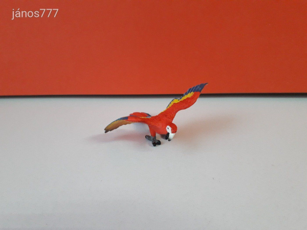 Eredeti Schleich Ara papagáj madár állatfigura !! 9x8,5cm ! 2014-es kiadás ! Schleich 14737