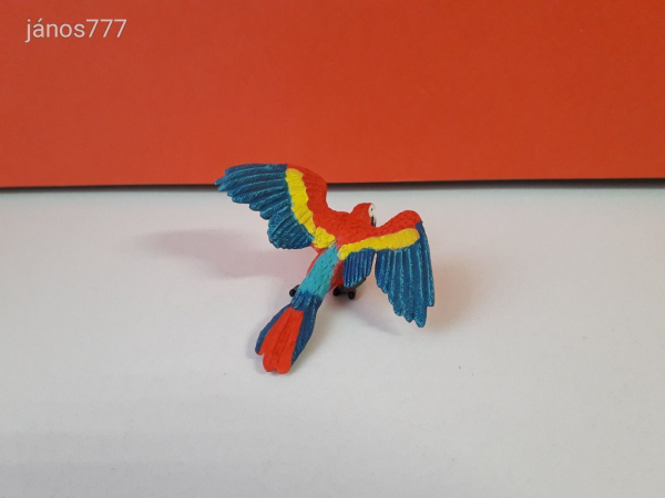 Eredeti Schleich Ara papagáj madár állatfigura !! 9x8,5cm ! 2014-es kiadás ! Schleich 14737