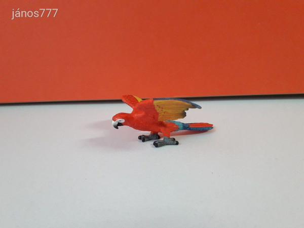Eredeti Schleich Ara papagáj madár állatfigura !! 9x8,5cm ! 2014-es kiadás ! Schleich 14737