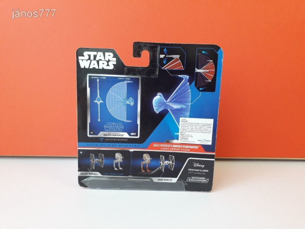 Eredeti Jazwarez Star Wars Micro Galaxy Squadron Ginivex-Class Starfighter + Asajj Ventress !!