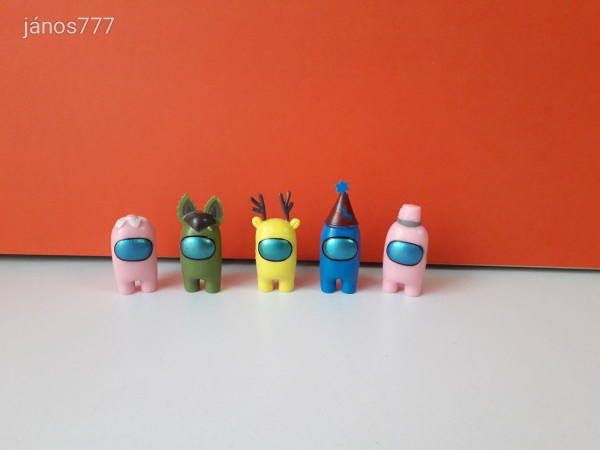 Extra Among Us figura csomag !! 5db figura egyben
