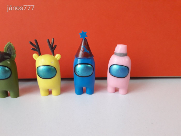 Extra Among Us figura csomag !! 5db figura egyben