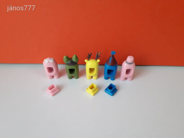 Extra Among Us figura csomag !! 5db figura egyben