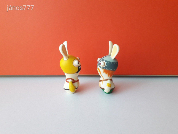 Erededi Ubisoft Raving Rabbids nyulacskák !! 2db együtt !! 7cm