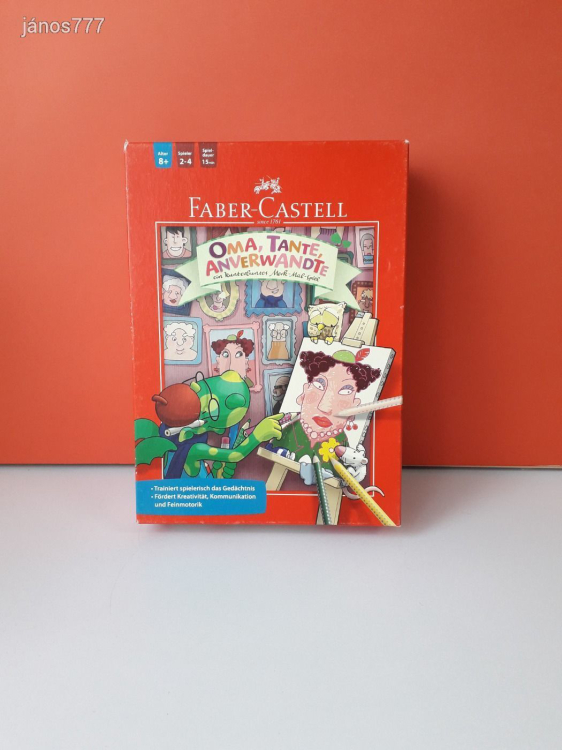 Eredeti Faber-Castell Oma, Tante, Anverwandte alkotó kreatív társasjáték !!