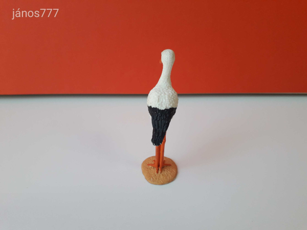 Eredeti Schleich gólya madár állatfigura !! 9cm ! 2021-es kiadás ! Schleich 13936