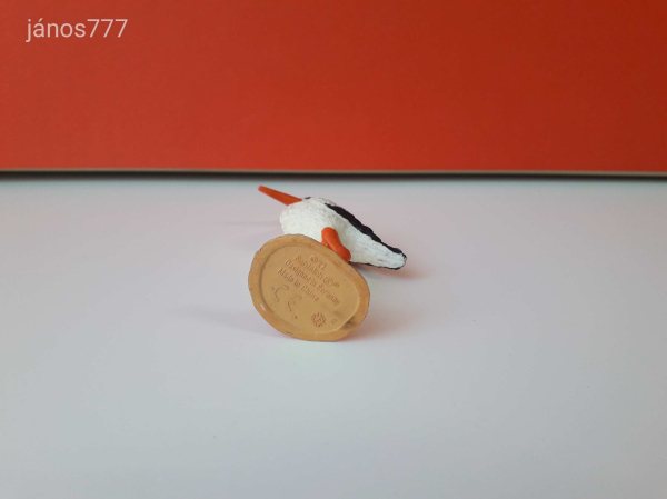 Eredeti Schleich gólya madár állatfigura !! 9cm ! 2021-es kiadás ! Schleich 13936