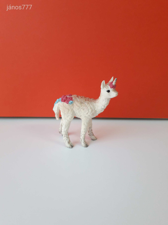 Eredeti Schleich Bayala láma unikornis fantasy állatfigura ! 10,5cm ! 2021-es kiadás! Schleich 70743
