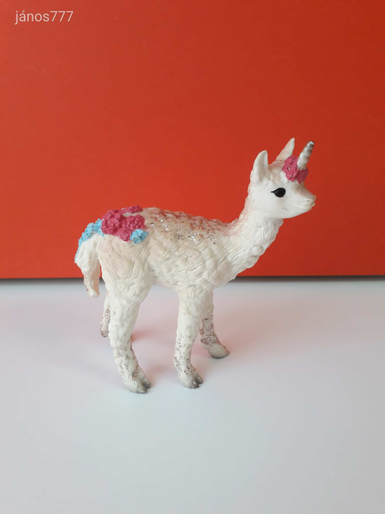 Eredeti Schleich Bayala láma unikornis fantasy állatfigura ! 10,5cm ! 2021-es kiadás! Schleich 70743