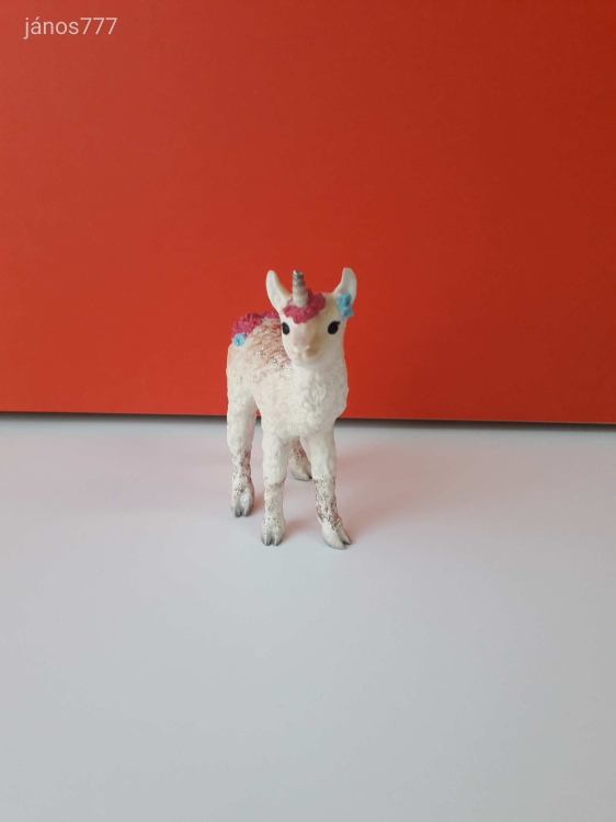 Eredeti Schleich Bayala láma unikornis fantasy állatfigura ! 10,5cm ! 2021-es kiadás! Schleich 70743
