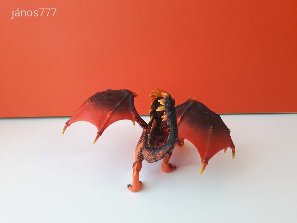 Eredeti Schleich Eldrador Lávasárkány fantasy figura !! 19x23cm ! 2017-es kiadás ! Schleich 70138