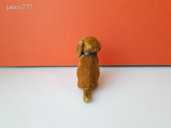 STEIFF kutya TACSKÓ 13 cm-es antik STEIFF Dachshund Dog kabala figura !! EXTRA !!