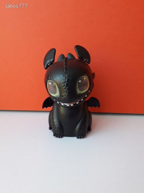 Eredeti Spin Master Interaktív Így Neveld a Sárkányodat Éjfúrja Fogatlan sárkány figura ! 16cm