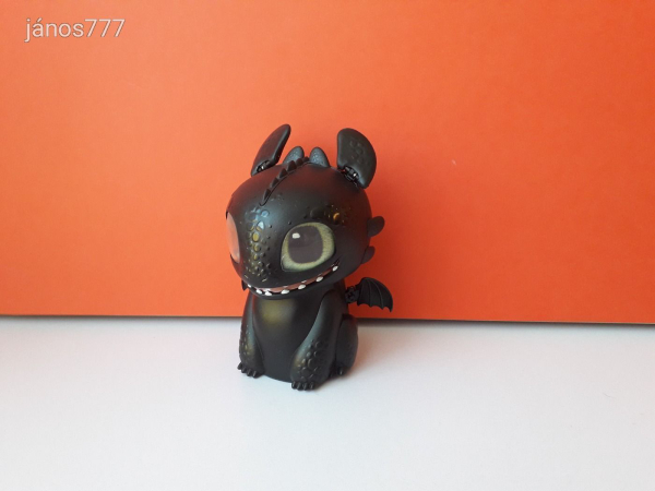 Eredeti Spin Master Interaktív Így Neveld a Sárkányodat Éjfúrja Fogatlan sárkány figura ! 16cm