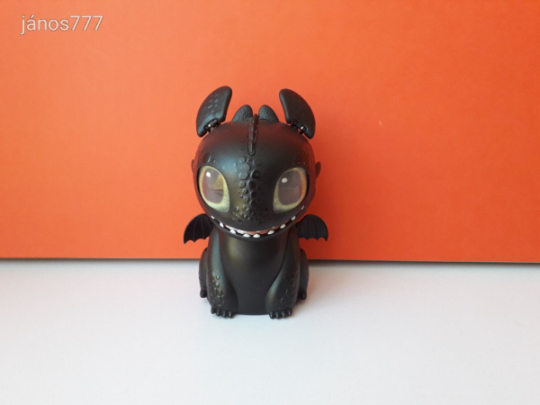 Eredeti Spin Master Interaktív Így Neveld a Sárkányodat Éjfúrja Fogatlan sárkány figura ! 16cm