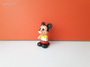 Eredeti Rubber Toy Disney '60-as évek Mickey Mouse Miki Egér mesefigura !! Vintage Retro !!