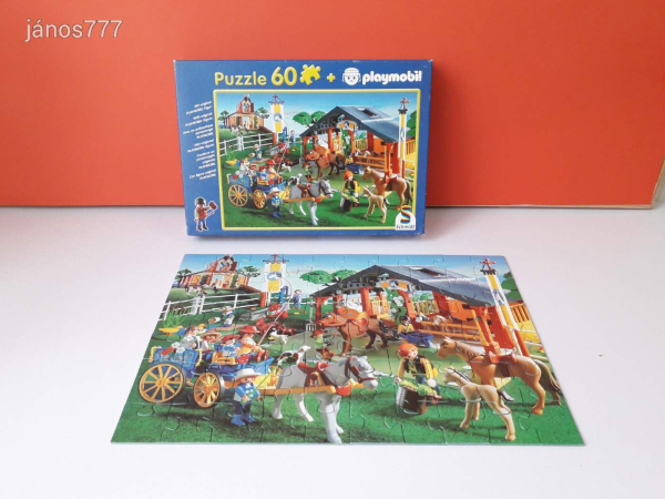 Eredeti Schmidt Playmobil Puzzle !! 60db-os !! 55249